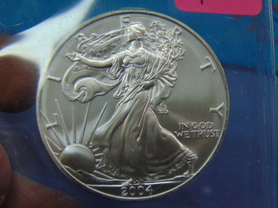 2004 American Silver Eagle Bullion Dollar