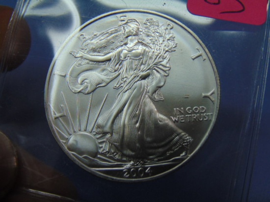 2004 American Silver Eagle Bullion Dollar