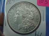 1889 Morgan Silver Dollar - BU