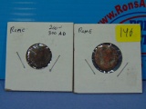 Two Ancient Roman Empire Coins