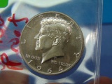 Two Kennedy Proof Silver Half Dollars