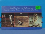 1989 Marshall Islands First Men on the Moon $5 Coin