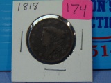 1818 Coronet Head US Large Cent