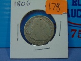 1806 Spanish Colonial Mexico Silver 2 Reales