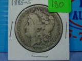 1885-S Morgan Silver Dollar