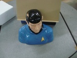 Westland Giftware Star Trek Spock Figural Bust Cookie Jar - In Original Box