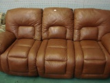 Leather Double-ReclinerSofa