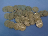 Roll of Forty Full Date Buffalo Nickels