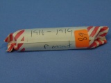 Roll of Fifty 1916-1919 Wheat Cents - P Mint