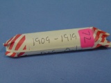 Roll of Fifty 1909-1919 Wheat Cents - D & S Mint