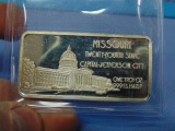 Missouri Silver Bullion Art Bar