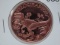 Velociraptor 1 Oz Copper Art Round