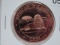 African Wildlife Lion 1 Oz Copper Art Round