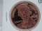 Merry Christmas Quarter Dollar 1 Oz Copper Art Round