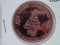 5- Merry Christmas And A Happy New Year 1 Oz Copper Art Rounds - Dealer Lot