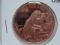 5- The Ice Age Giant Sloth 1 Oz Copper Art Rounds - Dealer Lot