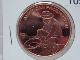 American Prospector 1 Oz Copper Art Round