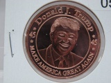 5- Donald J Trump 1 Oz Copper Art Rounds - Dealer Lot