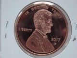 5- Lincoln Cent Shield Reverse Side 1 Oz Copper Art Rounds - Dealer Lot