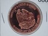 Nativity 1 Oz Copper Art Round