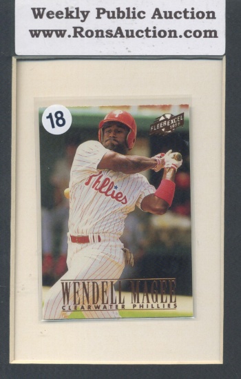 Wendell Magee Fleer Excel 96' Baseball Promo Card