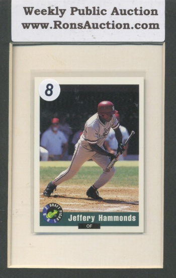 Jeffery Hammonds 92' Classic Draft Picks Baseball Promo Card