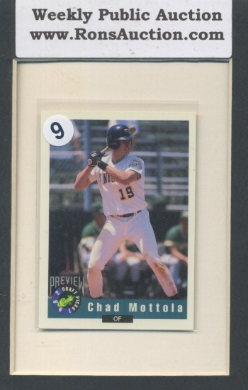 Chad Mottola 92' Classic Draft Picks Baseball Promo Card