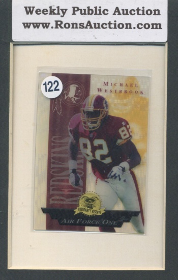 Michael Westbrook President Reserve 96' Football Promo Card