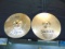 Two Zildjian Hi-Hat Cymbals