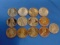Lot of 13 Lincoln S-Mint Pennies