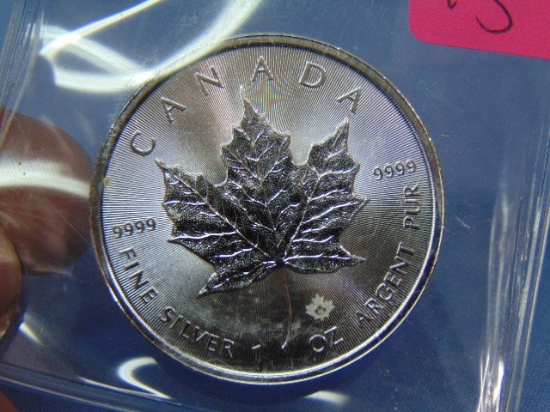 2015 Canadian $5 Silver Maple Leaf Bullion Coin