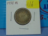 1938-M Mexico Ten Centavos