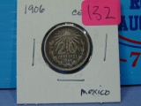1906 Mexico Silver 20 Centavos