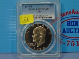 1974-S Eisenhower Ike Proof Dollar - PR69 DCAM