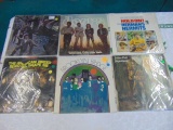 Six Vintage 33 1/3 Rpm Vinyl Records - The Doors & More