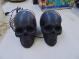 Pair Of Skull Figural USB Speakers