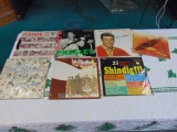 Five Vintage 33 1/3 Rpm Vinyl Records - Elvis Presley & More