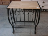 Wine Rack Bar Table