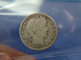 1909-S Barber Silver Quarter