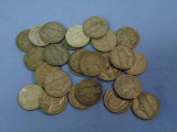 Lot of 29 Jefferson War Era Silver Nickels