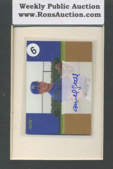 Mike Stodolka Stadium Club Certified Autograph Issue Baseball Card