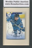Craig Janney Upper Deck Be a Player Autograph Hockey Card
