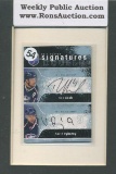 Rick Nash & David Vyborny Be a Player Signature Doubles Autograph Hockey Card