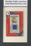 Jeff Samardzija Allen & Ginters 2010 topps the World's Champions Game- Worn Jersey Baseball Card