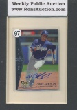 Andy LaRouche Upper Deck Rookie Autograph Baseball Card