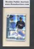 Rob Johnson topps Certified Rookie Autograph Baseball Card