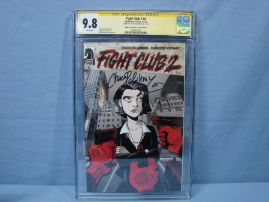 Dark Horse Comics Fight Club 2 #8 - Autographed By Chuck Palahniuk - CGC 9.8