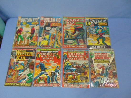 Eight Vintage Western Cowboy Comic Books Some Silver Age Goodies