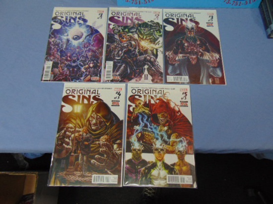 Marvel Comics "Original Sins" Complete Set - #1-5