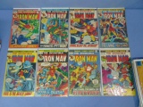 Lot of Eight The Invincible Iron Man Comic Books - 49 to 61